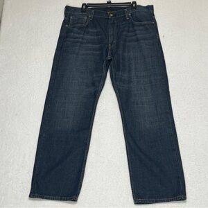 Levi's Men's Jeans 569 Loose Straight Fit Dark Blue Wash Size 36 x 30